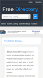 Mobile Screenshot of directorydemo.com